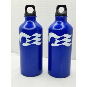Set of 2 Princess Cruises Souvenir Metal Water Bottles NEW